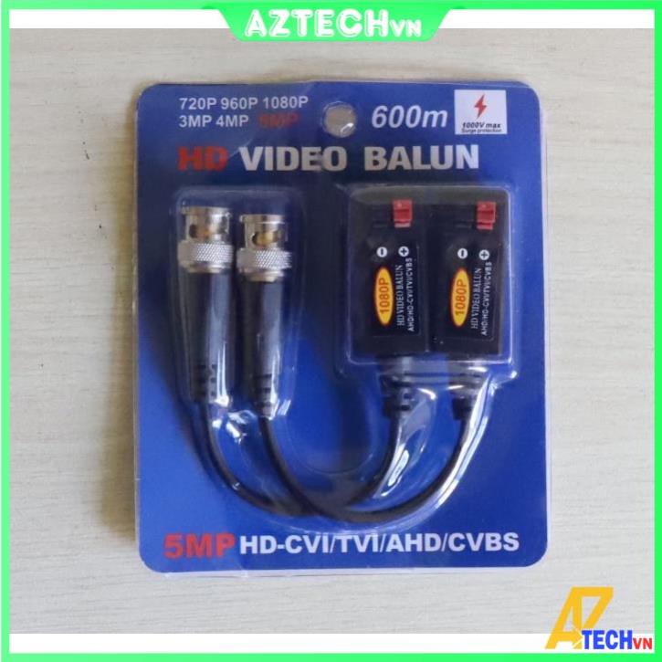 [Siêu Rẻ] Video Balun Cho Camera 4MP/5MP AHD/CVI/TVI Loại Tốt Full HD ...