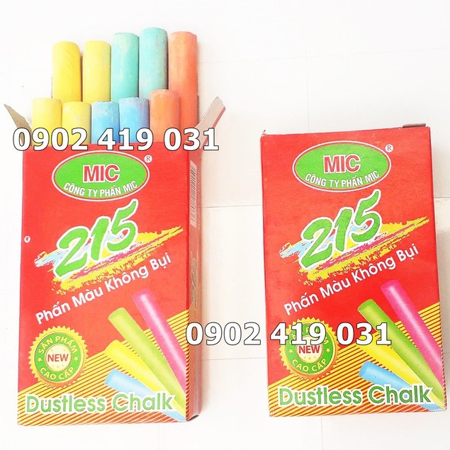 Phấn Màu Không Bụi Mic [ Phấn Viết Bảng ] | Shopee Việt Nam