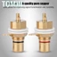 Tominihouse 2 Chiếc Đồng Mạ Vàng RCA Bảng Điều Khiển Gắn Jack Cái Nhà Ga Ổ Cắm Kết Nối Âm Thanh