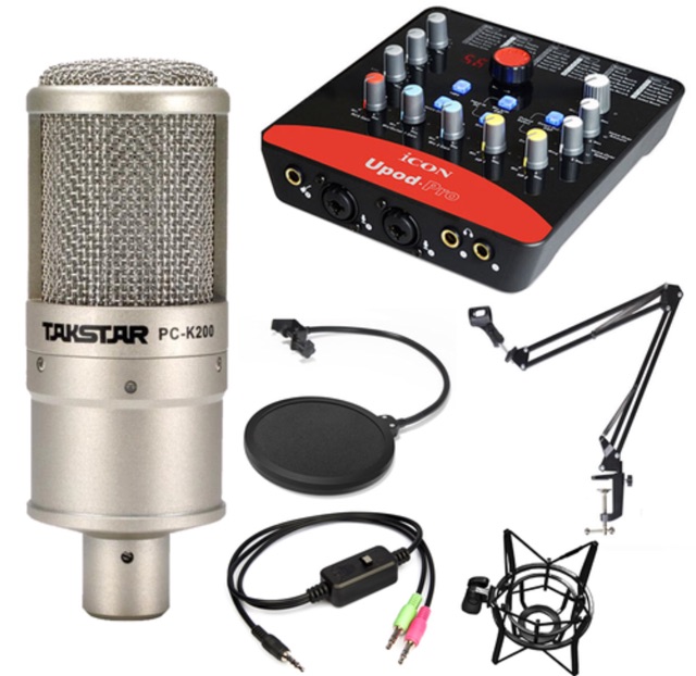マイク PC-K200 Microphone + ICON Upod Pro