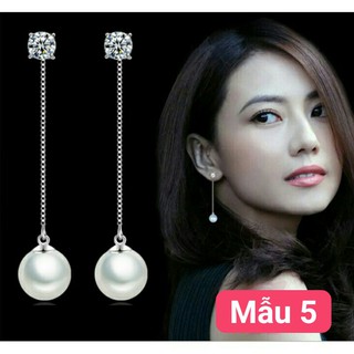Bông tai thời trang Bông tai nữ dáng dài Trang sức Bé Heo