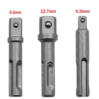 SDS Plus Ổ cắm trình điều khiển máy khoan Bộ chuyển đổi mũi khoan 1 / 4 "3 / 8" 1 / 2 "Bộ chuyển đổi ổ cắm thép Chrome Vanadi Mũi khoan điện SDS