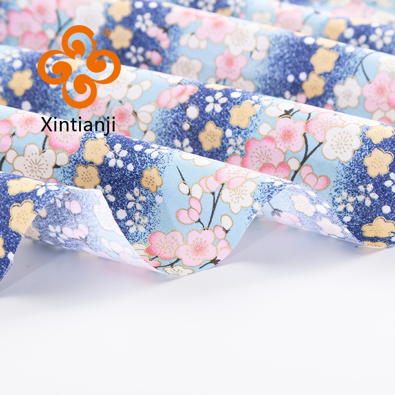 Phong Cách Nhật Bản Bronzecotton May Vải Cotton DIY Kimono Thủ Công Mỗi 0.5 Yard TJ1023