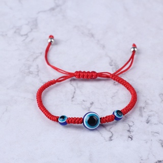 Flgo Thổ Nhĩ Kỳ cho Evil Eye để bảo vệ Vòng tay dây màu đỏ bện có thể điều chỉnh cho Mal
