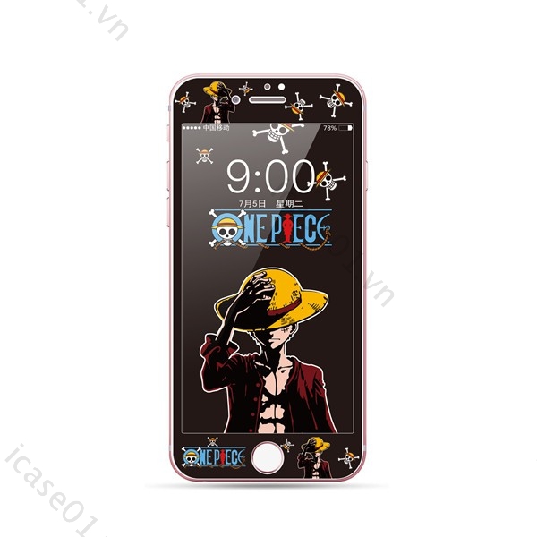 Kính Cường Lực Toàn Màn Hình Họa Tiết Hoạt Hình Cho Iphone8 Iphone7 Plus Se2 I6 I6S I8 I7 Iphone 6 6s 7 8 7plus 8plus