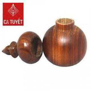 Hộp Đựng Tăm Hồ Lô Gỗ Hương Tiện Nuyên Khối