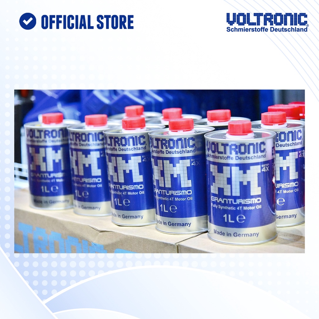Ảnh Nhớt tổng hợp biến thiên cao cấp cho xe số và côn tay VOLTRONIC granturismo xm blue nhập khẩu đức 2
