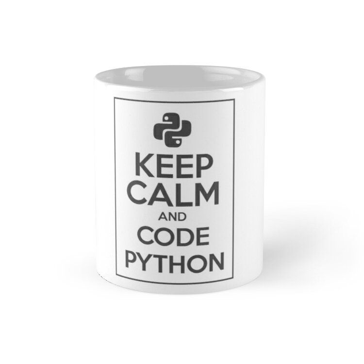 Cốc sứ in hình - Keep Calm And Code Python-MS 79 | Shopee Việt Nam