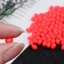 KIN 100 Chiếc Hình Bầu Dục Dạ Quang Mồi Câu Cá Hạt Biển Cứng Nổi Phao Giải Quyết