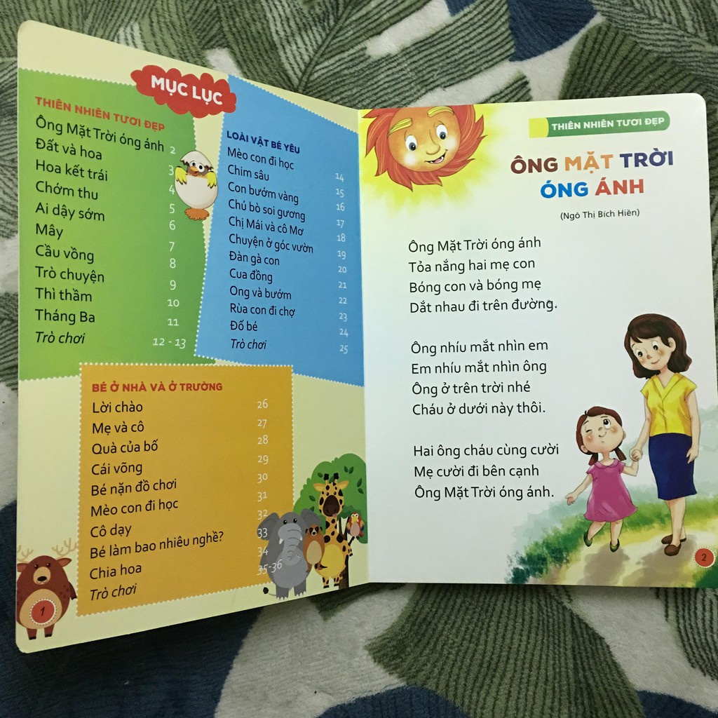 Sách - Thơ Cho Bé Tập Nói, Tập Đọc