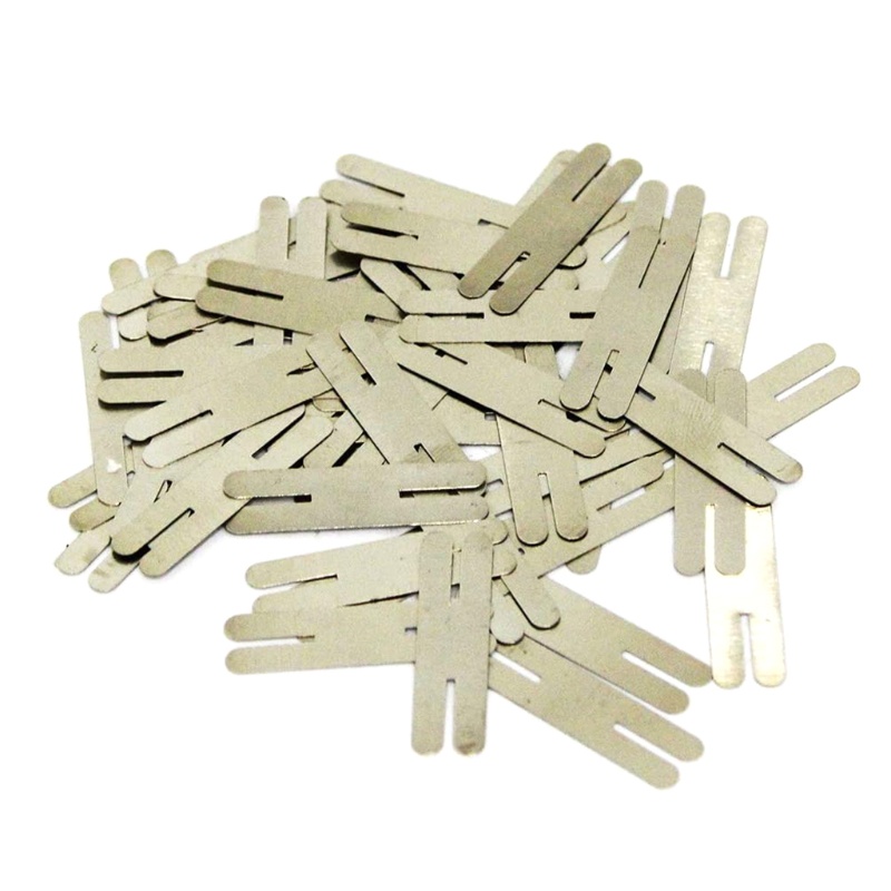 Bộ 100 dải thép mạ niken loại chữ H 0.2x30x8mm dành cho máy hàn hộp pin