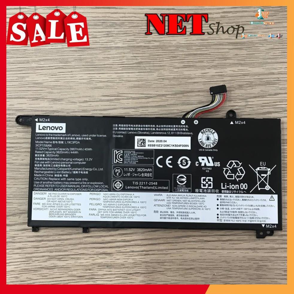 Batteria Sostitutiva L19M3PDA 45Wh Per Lenovo ThinkBook 14/15 G2 G3 G4 IAP