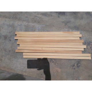 Bộ 10 thanh gỗ vuông cạnh 10mm dài 500mm làm mô hình, thủ công, đồ chơi, trang trí lồng chim