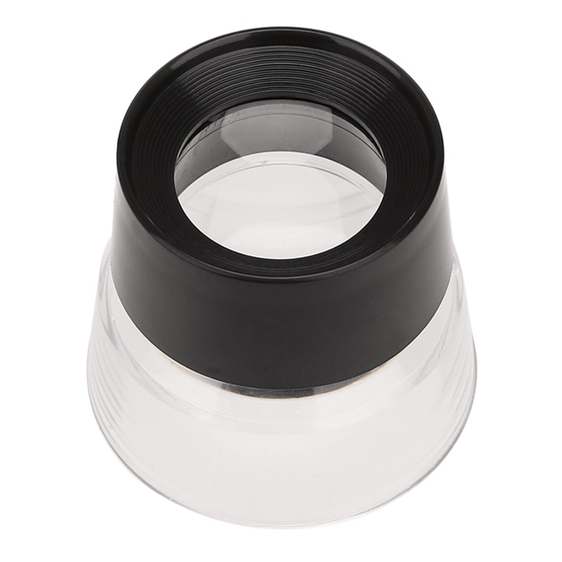 MIS 10X Kính lúp mắt Loupe Lens Jeweler Coin Stamp Kính lúp một mắt