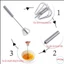 Cây đánh trứng inox có trục xoay tự động nhỏ, gọn, nhiều kích thước - BAKERY KING