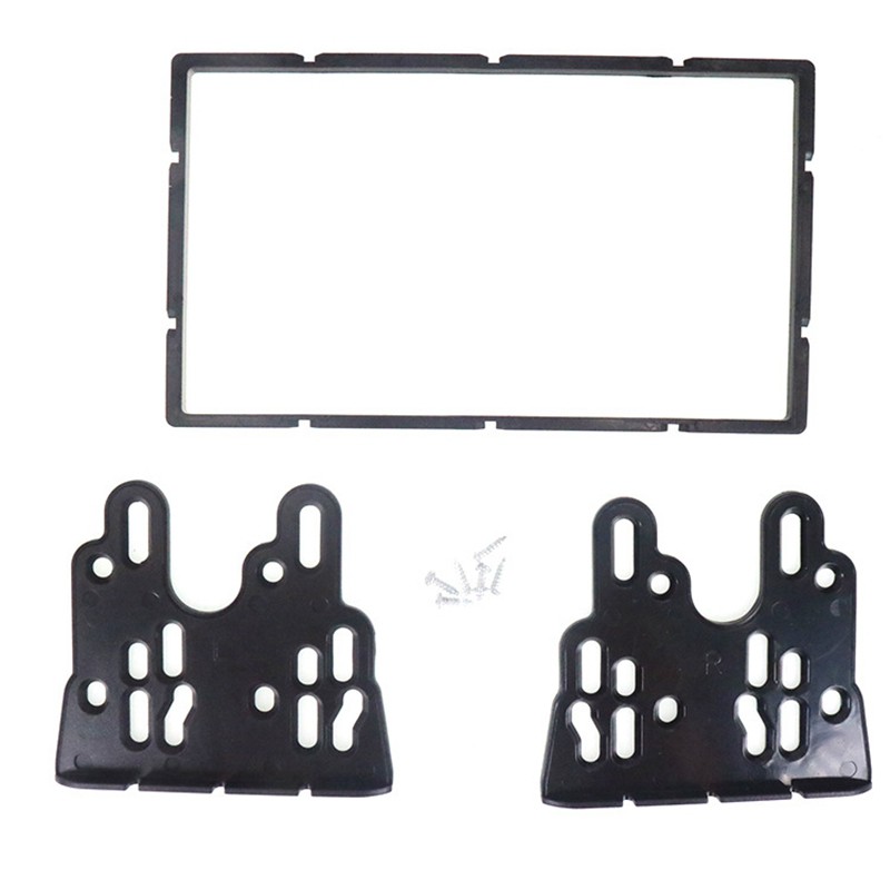 2 DIN Xe Stereo Radio DVD Khung Fascia Bảng Viền Cho Xe Toyota Vios 2007-2012, Belta 2005-2008, Yaris Sedan 2006 +
