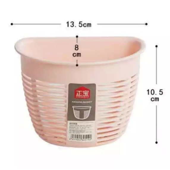 Giỏ nhựa đựng đồ dùng nhà bếp và nhà tắm dán tường
