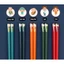 Set 5 đôi đũa kiểu nhật bằng sợi thủy tinh chống trượt phân chia thanh viên gia đình độc đáo 24.3cm