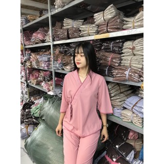 Nhật Nơ Nữ KhôngThêu # Đồ Lam Đi Chùa