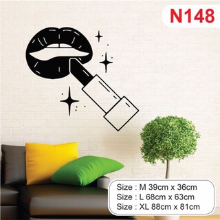 Decal trang trí cửa tiệm Nails thu hút khách hàng tạo điểm nhấn cho không gian tiệm P10