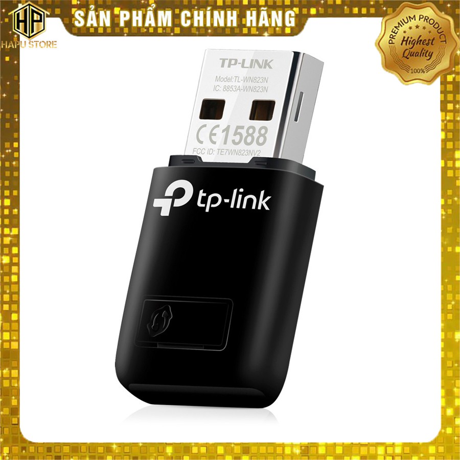 Thiết bị thu sóng wifi TP-Link 823N chuẩn USB tốc độ 300Mps chính hãng ...