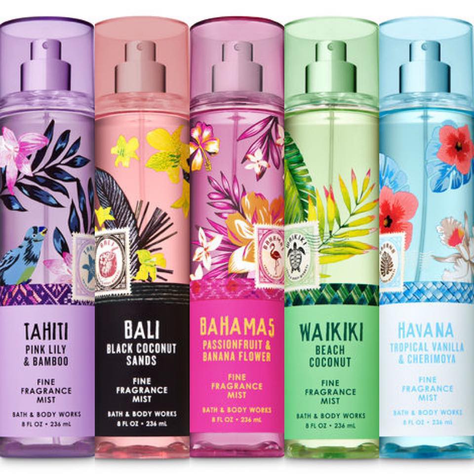 Best Bath & Body Works Body Fragrance Scents By State