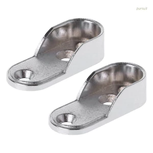 Bộ 2 cái giá đỡ ống gắn móc treo quần áo đặt trong tủ đồ dày
