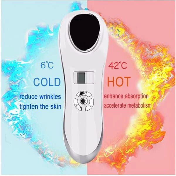 Máy điện di massage nóng lạnh mini Hàng ( Cao Cấp )