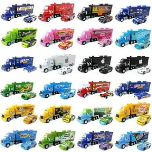 Pixar Cars Mack Light McQueen King & Dinoco Jackson Storm Truck Car Toy Kid