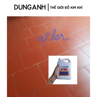 Nước tẩy xi măng HT01, dung dịch tẩy xi măng Kim Khí Dung Anh lọ 5 Lít tặng kèm Samran