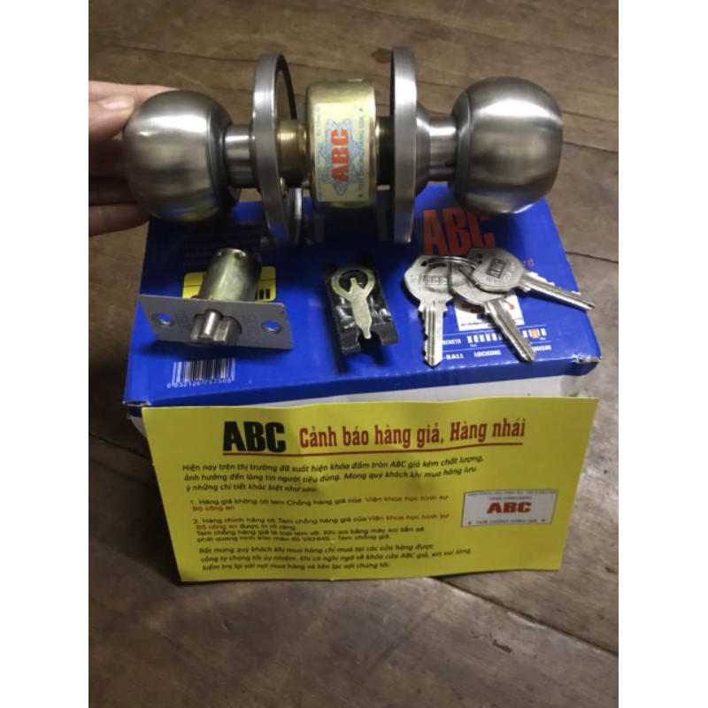 Ổ khóa tay nắm tròn Abc Thái Lan chính hãng | Shopee Việt Nam