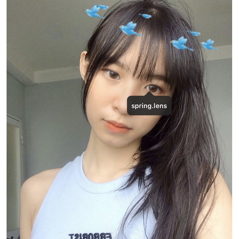 Kính áp tròng nâu đồng LM Brown (Lightly Modern) có giãn tròng 1 tháng | Spring Lens