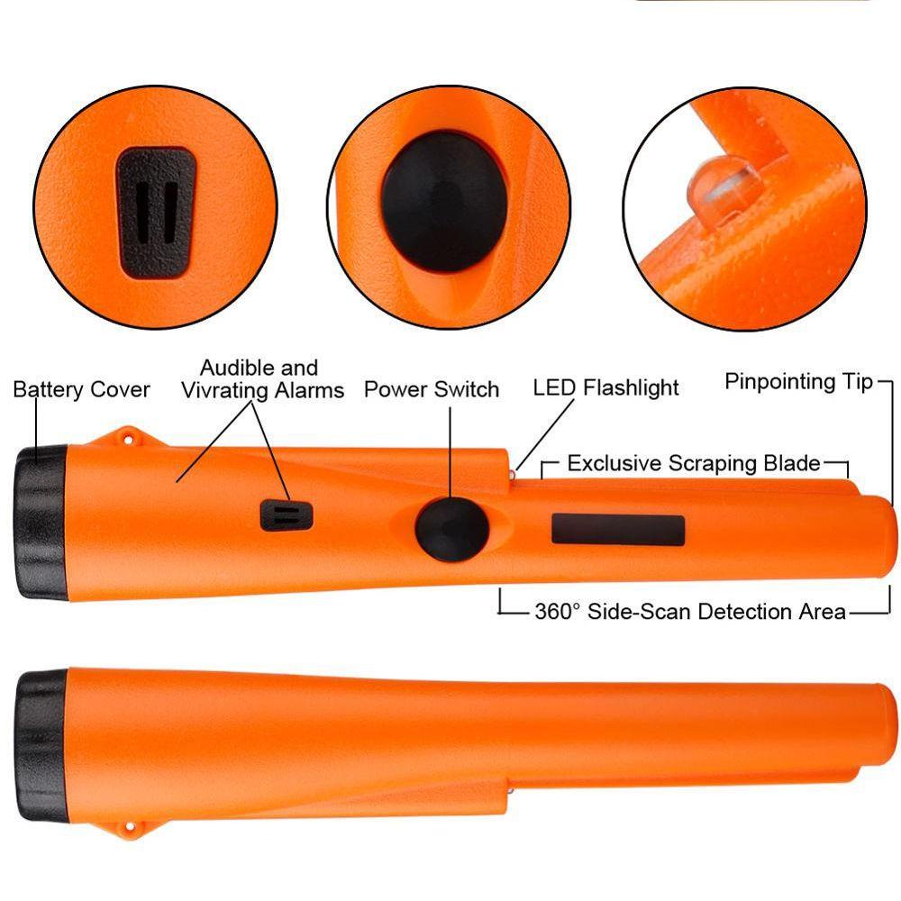 Máy dò kim loại JIGK Pinpointer chống nước cầm tay dưới lòng đất GP-POINTER