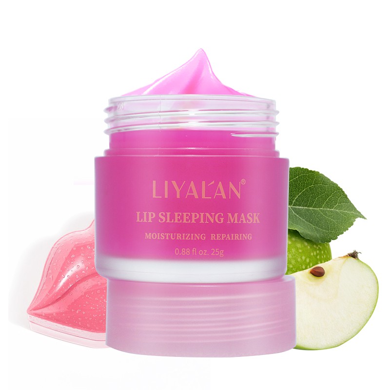 Ảnh Mặt nạ ngủ môi LIYALAN dưỡng ẩm tái tạo làn da hiệu quả chuyên dụng 25g 3