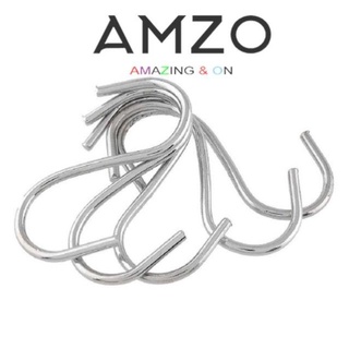 AMZO_MÓC TREO INOX ĐA NĂNG HÌNH CHỮ S ĐA NĂNG SIÊU CHẮC CHẮN BẰNG INOX KHÔNG GỈ