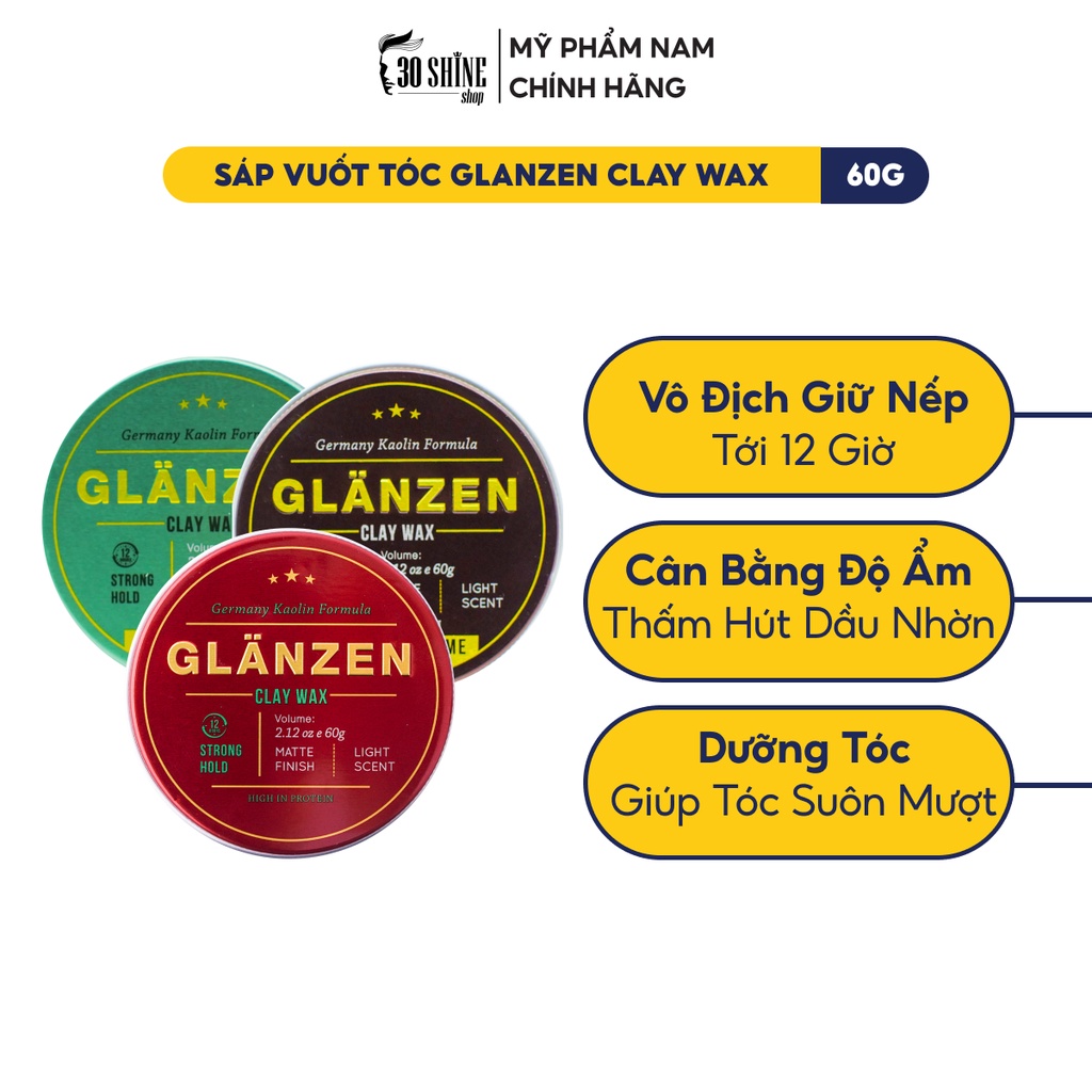 Glanzen sáp vuốt tóc nam: Bạn muốn tạo kiểu tóc nam phong cách và hiện đại? Hãy xem ngay hình ảnh về Glanzen sáp vuốt tóc nam để có được kiểu tóc ưng ý và tự tin mỗi ngày!