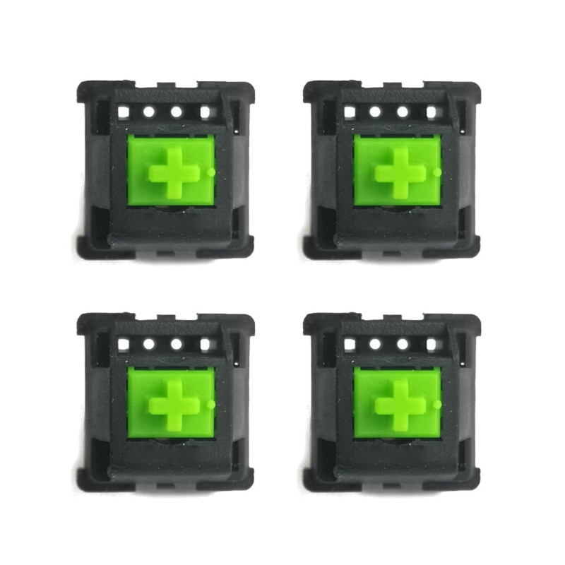 Set 4 công tắc 3 chấu màu xanh lá RGB cho bàn phím cơ Razer BlackWidow Chroma