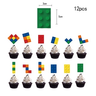 G13 LEGO Ninjago Chủ Đề Chúc Mừng Sinh Nhật Trang Trí Bộ Bánh Topper Bóng Bay Biểu Ngữ Đảng Nhu Cầu Dự Tiệc Sce