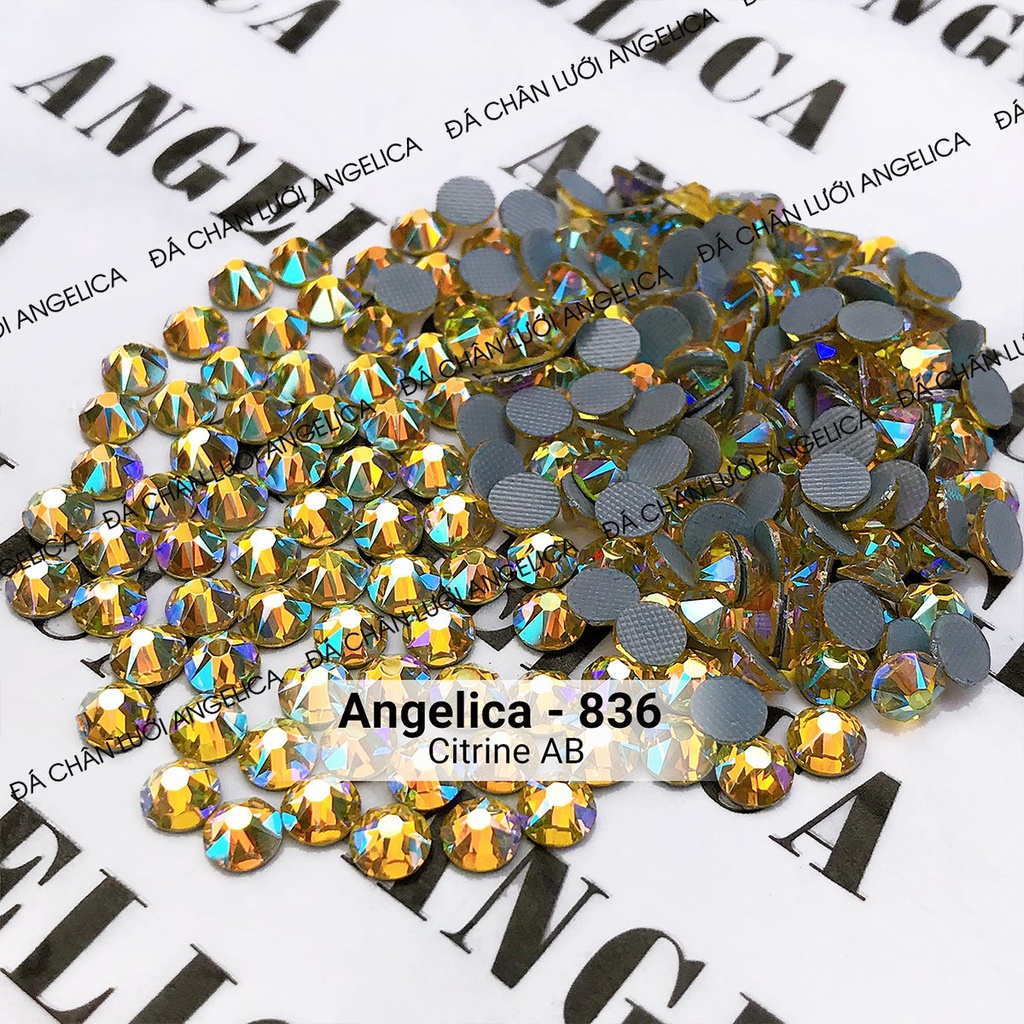 Đá Nail Chân Lưới 16 Khía Jonqiul AB Đính Trang Trí Móng ANGELICA 836
