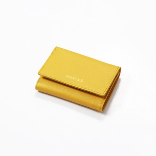 HEART3 GOLD HAVIAS ví gấp mini da Saffiano Ý cao cấp nhập khẩu 100%