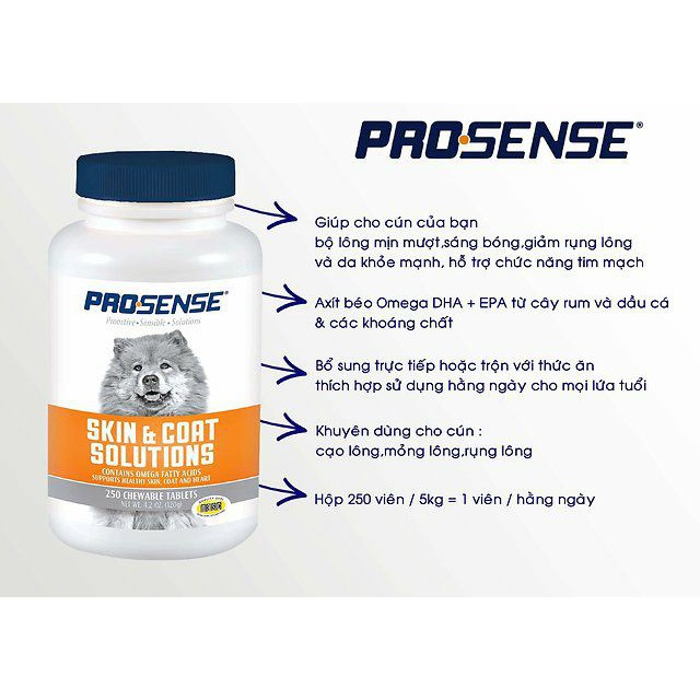 Prosense skin and coat sale