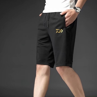 DAIWA Thời Trang Nam Câu Cá Quần Short Thường Ngày Mùa Hè Mỏng Ngụy Trang Thể Thao Quần Short Thẳng Ngoài Trời