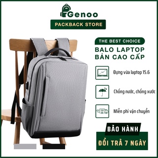 Balo Thời Trang Nam Nữ Cao Cấp Có Ngăn Đựng Laptop 15'6 Chống Sốc, Chống Nước Cao Cấp GN016 - GENBAG