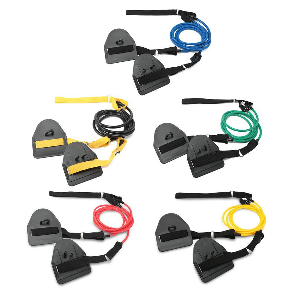 HOBBYIN 20-60LBS Dây kháng lực Huấn luyện viên sức mạnh cánh tay Dây kéo căng Cánh tay bơi lội