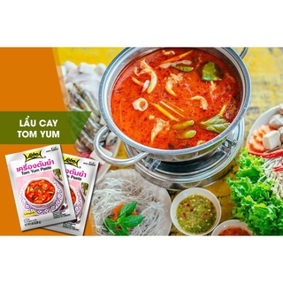 Gia vị Lẩu Thái Lobo - Có 2 vị: Gói Tom Yum 30gr / Gói Lẩu chua 50gr --> Gói