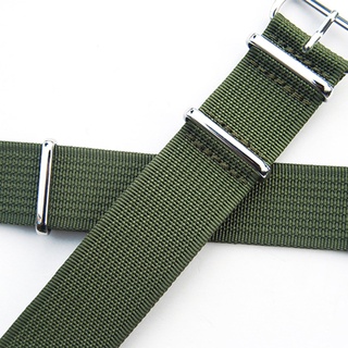 Dây Đeo Đồng Hồ 18mm 20mm 22mm Bằng Nylon Họa Tiết Bện Phong Cách Quân Đội