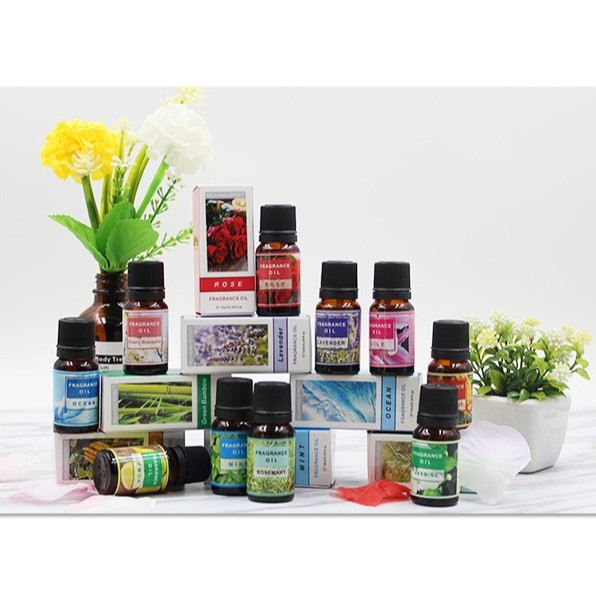 Combo 5 Lọ 10ml Tinh Dầu Thiên Nhiên Nguyên Chất Nhiều Mùi Thơm Phòng Giúp Bạn Thư Giãn Sảng Khoái Mỗi Ngày