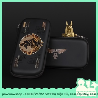 [Sẵn VN - Hỏa Tốc] OLED/V1/V2 Set Phụ Kiện Case Ốp Máy, Ốp Dock, Túi Đựng, Hộp Băng Cho Máy Nintendo Switch Classic Egyp