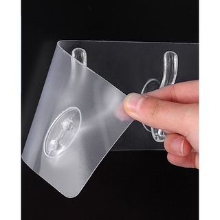 1 Miếng Dán Móc Treo Đồ Dán Tường Siêu Dính Chịu Lực Đa Năng Trong Suốt rẻ vô địch chịu lực
