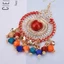 FUHUIOT Hợp Kim Retro Vintage Tua Rua Cho Nữ Dự Tiệc Quà Tặng Phụ Kiện Boho